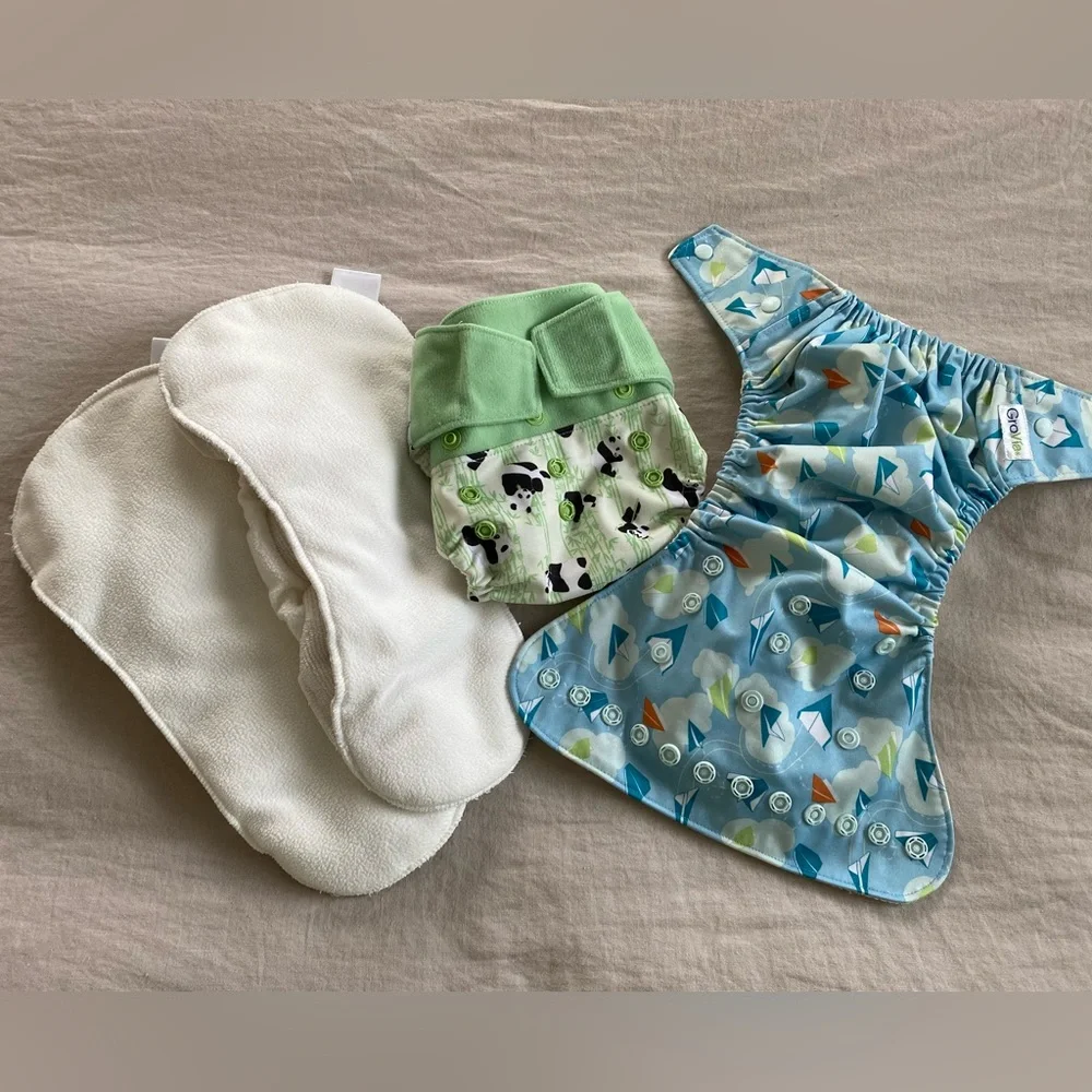 GroVia Cloth Hybrid Diapers Set